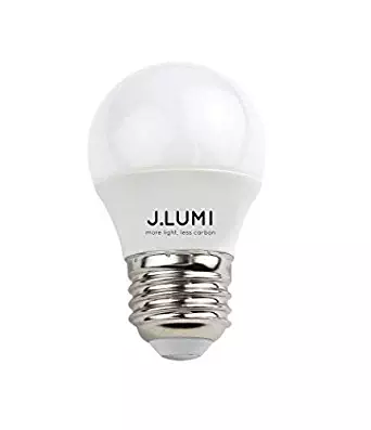 J.LUMI BPC4505 LED Light Bulb 5W, A15 Bulb, G45 Bulb Shape, Replaces 40W Incandescent, E26 Medium Base, 3000K Warm White, Not Dimmable