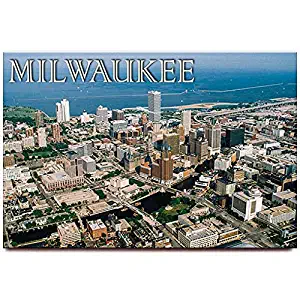 Milwaukee fridge magnet Wisconsin travel souvenir