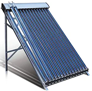 Duda Solar 30 Tube Water Heater Collector 45° Frame Evacuated Vacuum Tubes SRCC Certified Hot