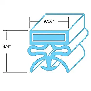 Styleline 5595BCS3 Magnetic Door Gaskets for Freezers/Coolers/Refrigerators 23" x 71-1/8"