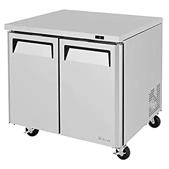 Commercial Undercounter 36in 9.2 Cu.Ft Freezer 2 Door