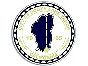 GHaynes Distributing Magnet South Lake Tahoe City Seal Magnet(Decal Logo ca California neveda) Size: 4 x 4 inch