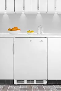 Summit CT66JBI Built-in Undercounter Refrigerator-freezer with Dual Evaporator and Cycle Defrost