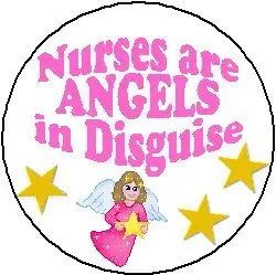 NURSES ARE ANGELS IN DISGUISE Magnet ~ Nursing Nurse