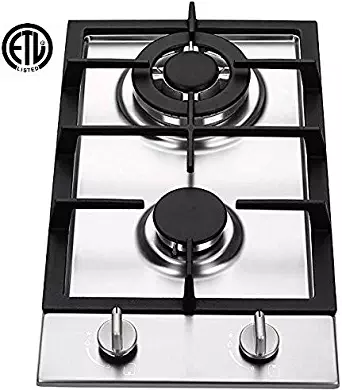 Ramblewood GC2-37N (Natural Gas) high efficiency 2 burner gas cooktop