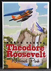 Theodore Roosevelt National Park Refrigerator Magnet. North Dakota