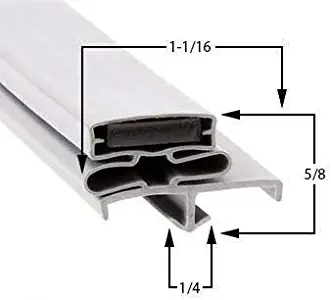 GasketandStripCurtains.com Door Gasket Seal for Refrigerator Cooler Freezer Compatible with Schmidt 38 x 77