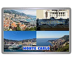 Monte Carlo Monaco - Souvenir Fridge Magnet (Standard: 70x45mm)