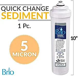 Magic Mountain Water Products Presents The Brio Quick Change/Easy Change Replacement Filter Cartridges (1, Sediment Filter)