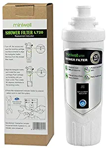 Replacement for miniwell Shower Water Filter L720, L720-H, L720-W