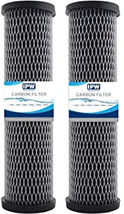 Compatible with Omnifilter T01-DS Omni TO1-DS Whole House Replacement Under Sink Water Filter Carbon Wrapped Cartridge (2-Pack) Taste & Odor TO1 DS T01 DS Series C (Twin Pack) Water Filter