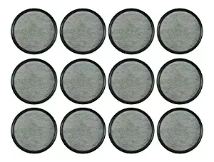 Mr. Coffee Water Filter Replacement Discs | Activated Charcoal Coffee Filters for Mr. Coffee Machines & Brewers | 12 Pack | Purifies Water Over 97% From Chlorine, Calcium, Odors & Other Impurities