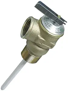 Camco 10471/10473 3/4" Temperature and Pressure Relief Valve with 4" Epoxy-Coated Probe (3)