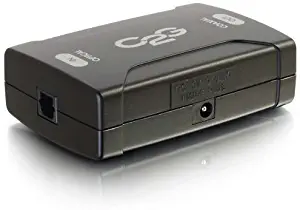 C2G 40019 Optical to Coaxial Digital Audio Converter, TAA Compliant, Black