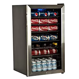 EdgeStar BWC120SSLT 103 Can and 5 Bottle Freestanding Ultra Low Temp Beverage Cooler