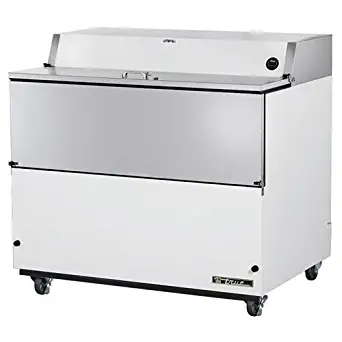 True TMC-49-S Forced Air Milk Cooler - Single Access, 20.9 Cu. Ft, Aluminum Interior