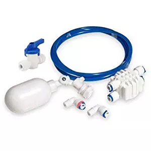 Malida 1/4" Tube Float Valve Kit for RO Water Reverse Osmosis System water filter Push to Connect Pipe Hose Tube Fittings