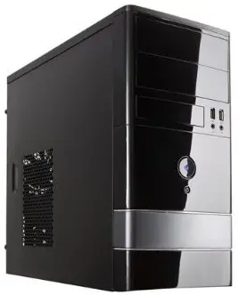 ROSEWILL Micro ATX Mini Tower Computer Case, Steel and plastic computer case with 1x 120mm front fan and 1x 80mm rear fan, Front I/O and 2x USB 2.0 (FBM-01)