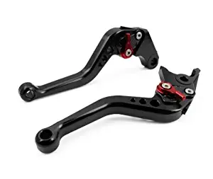 Short Brake and Clutch Levers for Kawasaki NINJA 650R ER6N ER6F 06-08(not for 09-16 model),VERSYS 650cc 06-08,ZX-6 90-99,W800/SE 12-14,ZZR600 90-04,ZX9R 98-99,ZXR400,GPZ500S/EX500R Ninja 90-09