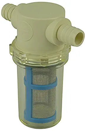 1/2" Hose Barb In-Line Strainer with 50 mesh stainless steel filter screen