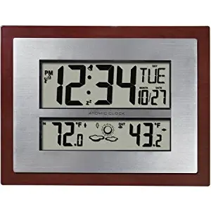 Better Homes & Gardens Better Homes and Gardens Atomic Clock with Forecast (Square Edges)