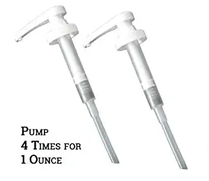 Two Juice Bottle Pumps - Designed to fit Only FruitFast Pure Fruit Concentrates