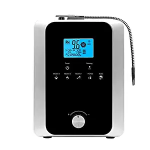 Alkaline Water Ionizer Machine AG8.0 Silver,Water Filtration System For Home,Produces PH 2.8-11 Acid Alkaline Water,Make Purified Water,Up to -800mV ORP,8000 Liters Per Filter,5 Water Setting