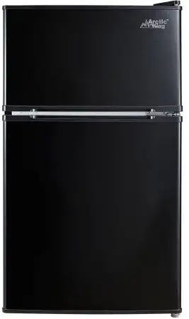 Arctic King 3.2 cu ft 2-Door Compact Refrigerator, Black