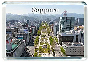 J493 Sapporo Jumbo Refrigerator Magnet Japan Travel Fridge Magnet