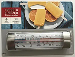 Taylor Precision Products Classic Design Freezer/Refrigerator Utility Thermometer(2 PACK)
