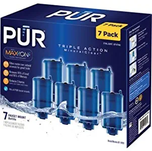 3- Stage Faucet Mount Filters 7 Pack. With Max- Ion Filter Technology by PUR