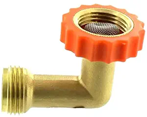 Valterra A01-0020VP Brass 90° Lead-Free Hose Saver