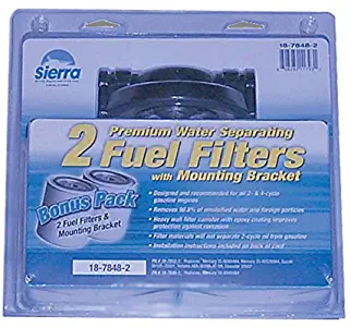 Sierra 18-7848-2 Fuel Water Separator Kit - 1/4", Bonus Pack