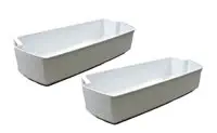 Edgewater Parts (2 Pack) 2187172 Door Bin Compatible With Whirlpool Kenmore Sears Roper Maytag Refrigerators Made In USA