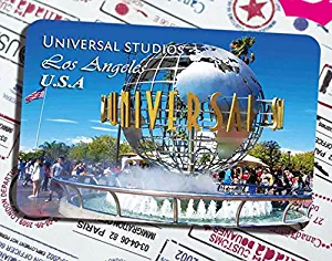 The tourist souvenir Magnetic fridge magnet universal studios Hollywood in Los Angeles USA