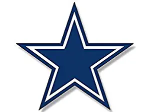 GHaynes Distributing Magnet Blue Star Dallas Cowboys Colors Magnet(Logo Big dak Fan Love) 3.5 x 4 inch