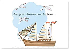 All Your Dreams Can Be True Illustration Fridge Magnet