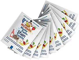 Chateau Spill Miss Mouth's Messy Eater Stain Treater (10 Pack of Individual Wipes) | Super Concentrated Baby Stain Remover Wipes | Stain Remover for Clothes | Carpet Spot Cleaner