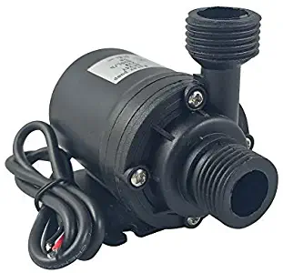 ZAOJIAO DC 12V Brushless Water Pump 1/2'' Male Thread Centrifugal Submersible Pump 800L/H 210GPH 5M/16ft for Fountain Solar Panel Pond Aquarium Water Circulation System