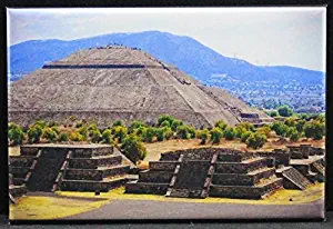 Pyramid of The Sun Refrigerator Magnet.