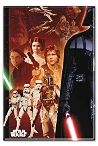 Star Wars 2.5" x 3.5" Refrigerator Magnet (Original Trilogy)