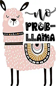 MAGNET No Prob-Llama Magnetic Car Sticker Decal Refrigerator Metal Magnet Vinyl 5"