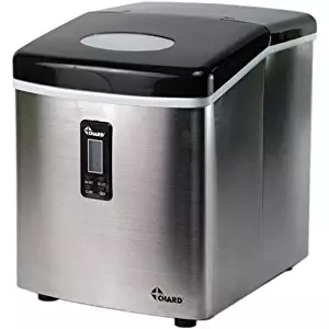 CHARD IM-12SS Ice Maker with Stainless Steel Finish Lcs Display Ice, 35-Pound by CHARD International LLC
