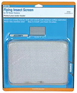 Camco Flying Insect Screen with Installation Tool - WH 600 , Durable Stainless Steel Mesh, Fits Suburban 10, 12, and 16 Gallon Water Heater Vents (42146)
