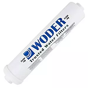 Woder 5K Inline Water Filter with 1/4" John Guess Fittings