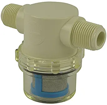 3/8" Male NPT In-Line Strainer with 50 mesh stainless steel filter screen