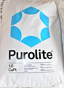 Purolite C100E C-100E Cationic Resin Replacement for Water Softener 1 CuFt Bag Media