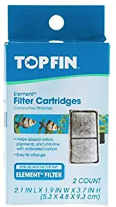 Top Fin Filter Cartridges (2.1 in x 1.9 in x 3.7 in)
