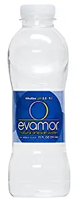 Evamor Natural Alkaline Artesian Water-20Fl. Oz Bottles (Pack of 12)-Alkaline Natural Artesian Water, Plastic Water Bottles, Recyclable