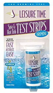 Leisure Time Spa & Hot Tub Test Strips Bromine 4 Way Test Strips Simple Spa Care (45005A), 50 Test Strips